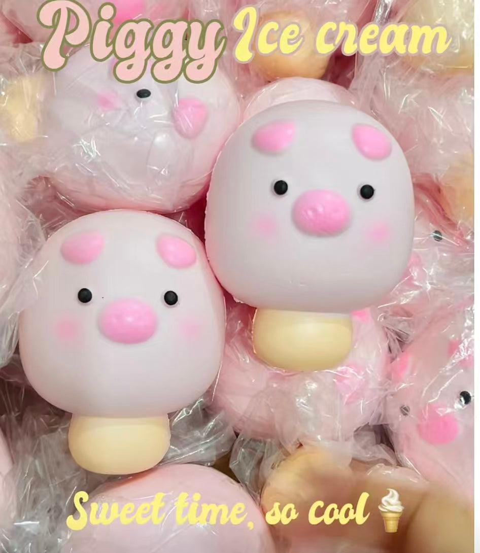 Piggy ice cream slow rising squishy