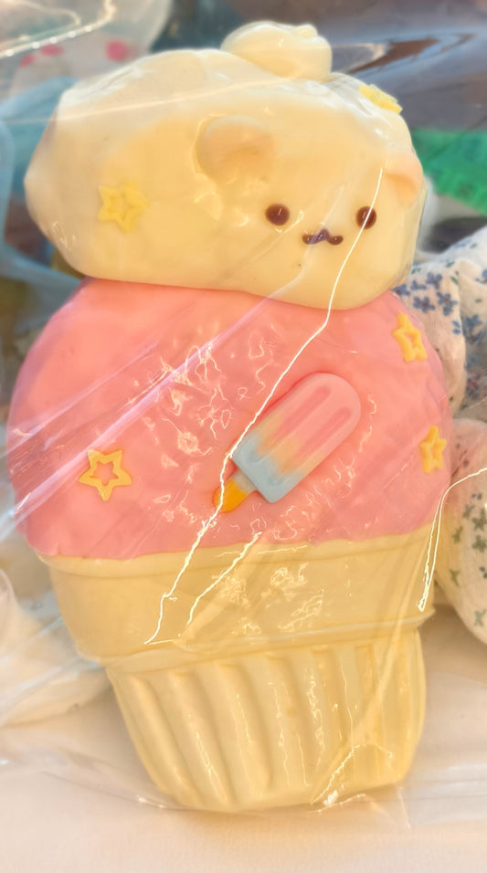 F4 Little Bear Ice Cream taba squishy