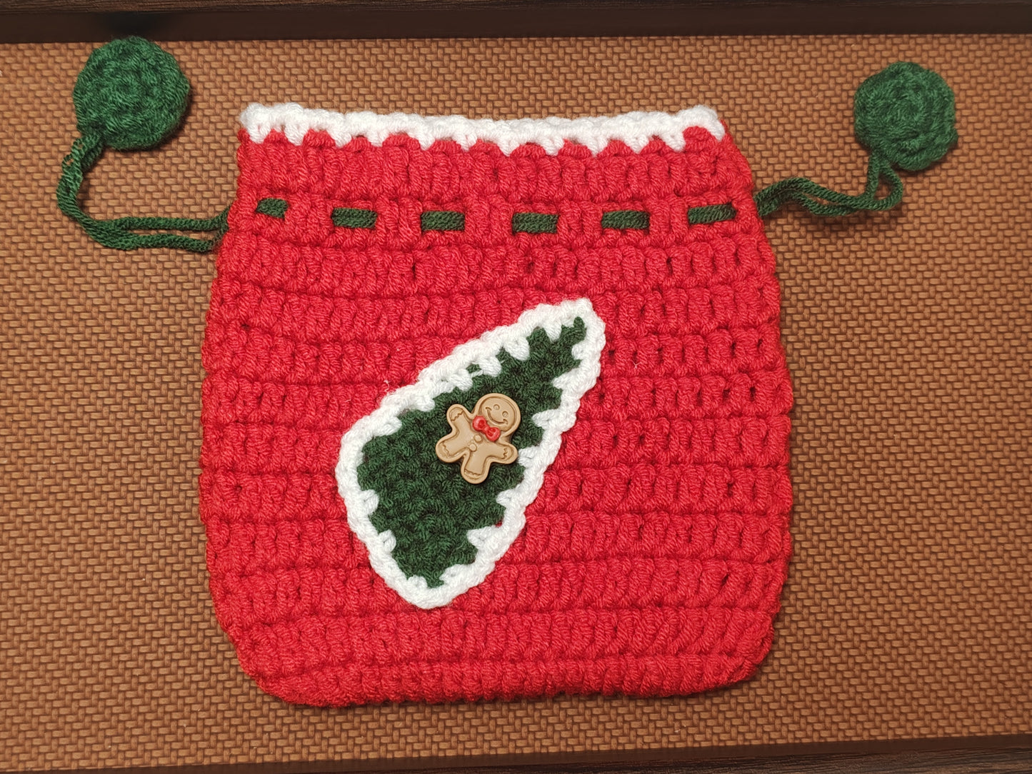 B02 Christmas Drawstring Bag