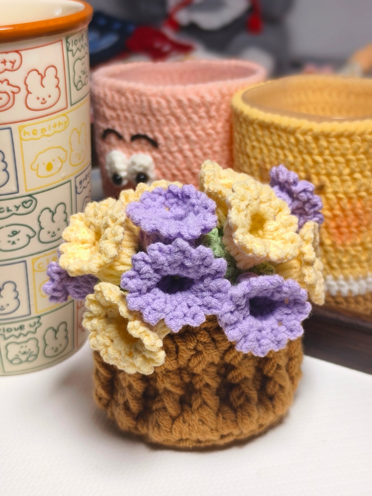 Flower coaster and basket