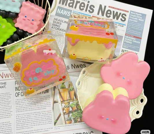 Bunny toast slow rising squishy