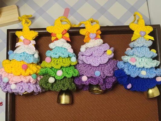 B06 Christmas tree bell ornament