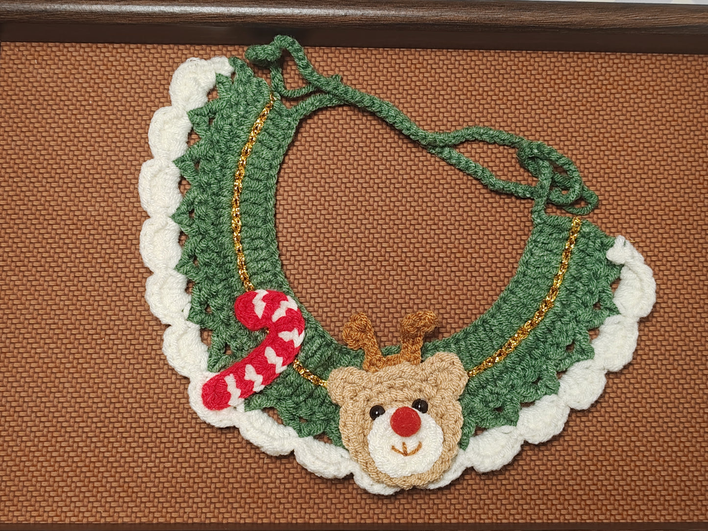 B01 Cat Christmas scarf