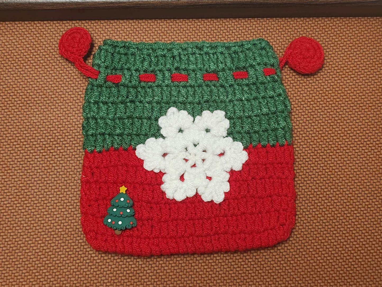 B02 Christmas Drawstring Bag